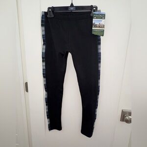 NWT The Vermont flannel Co. flannel leggings Campbell plaid youth sz 14/16